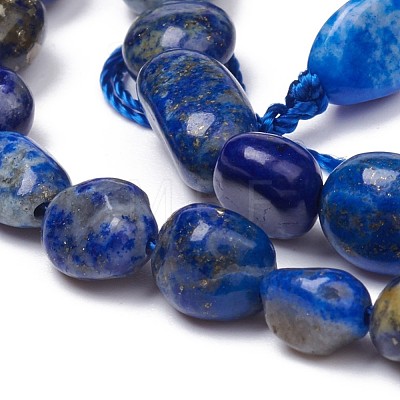 Natural Lapis Lazuli Beads Strands X-G-L493-40-1
