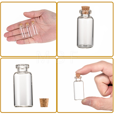 Glass Jar Bead Containers X-CON-Q009-1