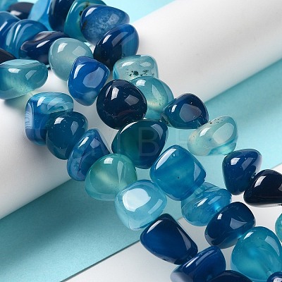 Natural Agate Beads Strands G-H295-B01-07-1