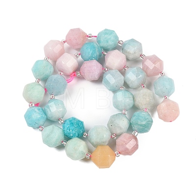 Natural Amazonite & Kunzite & Aventurine Beads Strands G-O201B-149H-1