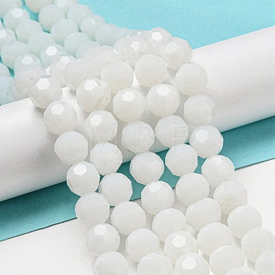 Imitation Jade Glass Beads Stands X-EGLA-A035-J10mm-D05-1