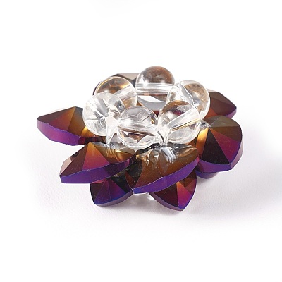 Glass Woven Beads GLAA-F088-F02-1
