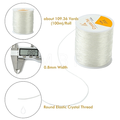 Round Elastic Crystal Thread EW-YW0002-01A-1