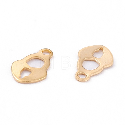 201 Stainless Steel Charms STAS-B001-09G-1