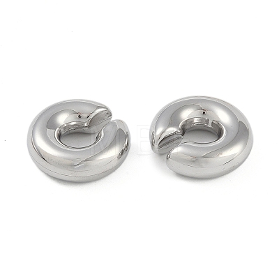 Non-Tarnish 304 Stainless Steel Cuff Earrings EJEW-K278-01B-P-1