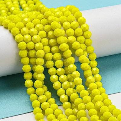 Opaque Glass Beads Stands EGLA-A035-P4mm-D04-1