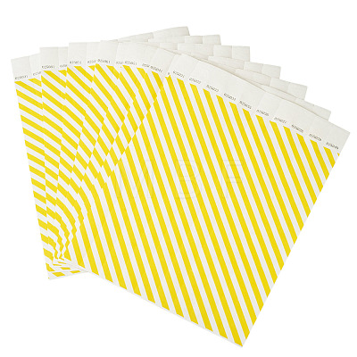 Paper Disposable Wristbands BJEW-TAC0075-002C-1
