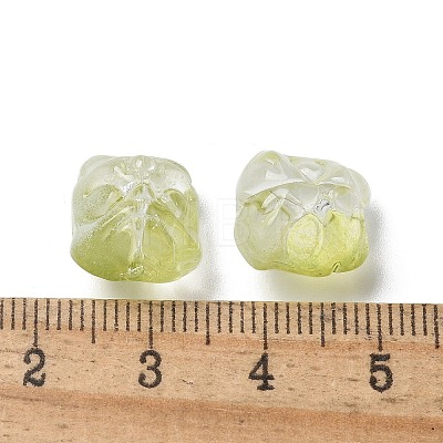Baking Paint Transparent Glass Beads X1-GLAA-C035-01N-1