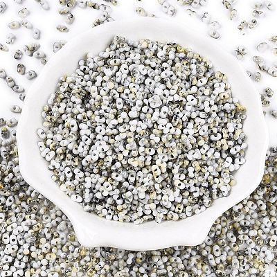 Baking Paint Glass Seed Beads SEED-C003-01P-1