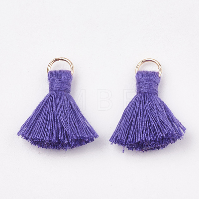 Polycotton(Polyester Cotton) Tassel Pendant Decorations X-FIND-S280-05-1