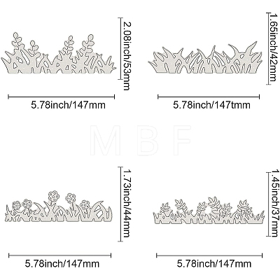 Carbon Steel Cutting Dies Stencils DIY-BC0001-74-1