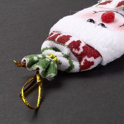 Non Woven Fabric Christmas Pendant Decorations AJEW-P099-05-1