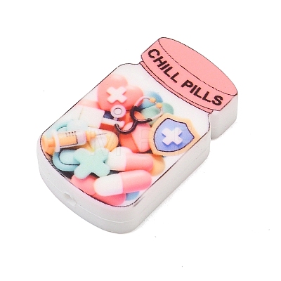 Printed Silicone Beads SL-CBADDB1-09I-1