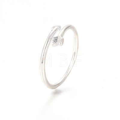 Adjustable Brass Stackable Finger Ring Sets RJEW-G100-01-1