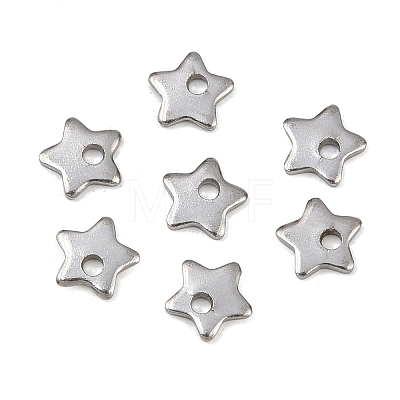 Tarnish Resistant 304 Stainless Steel Five-Pointed Star Charms Pendants STAS-Q171-03-1