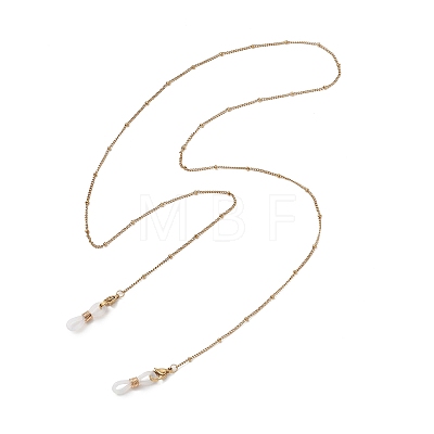 304 Stainless Steel Curb Chain for Eyeglasses AJEW-EH00411-01-1
