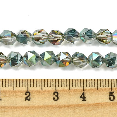 Electroplate Glass Beads Strands EGLA-K061-07A-HR02-1