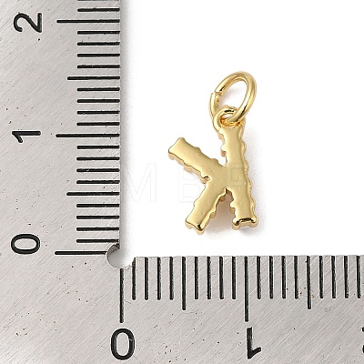 Rack Plating Brass with ABS Plastic Imitation Pearl Charms KK-B092-30K-G-1