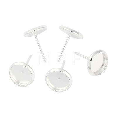304 Stainless Steel Stud Earring Settings STAS-H436-20B-G01-1
