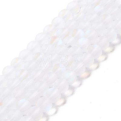 Synthetic Moonstone Beads Strands G-E573-01A-08-1