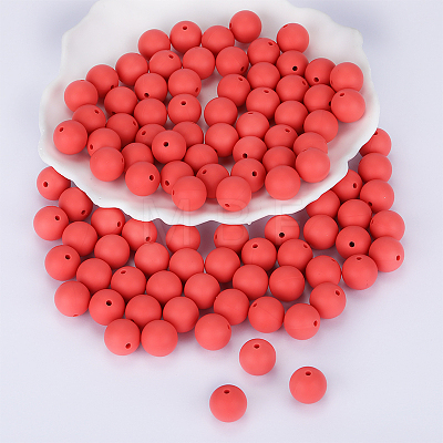 Round Silicone Focal Beads LS-SI-JX0046A-45-1