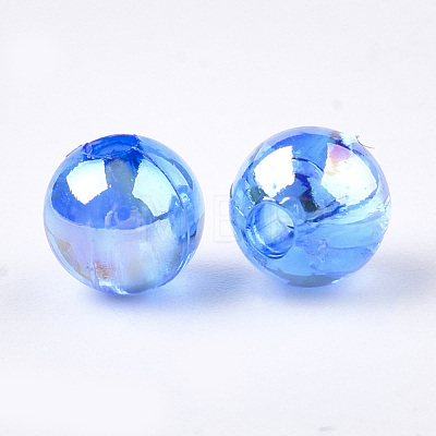 Transparent Plastic Beads OACR-S026-8mm-02-1