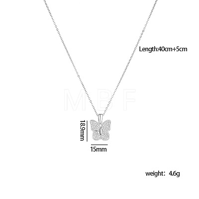Brass Micro Pave Cubic Zirconia Openable Blank Locket Pendant Necklaces for Engraved Name FS-WG25E25-08-1
