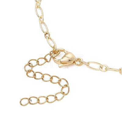 Brass Figaro Chain Slider Necklaces Making AJEW-JB01491-01-1