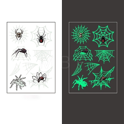 Hallowmas Luminous Glow in the Dark Removable Temporary Water Proof Tattoos Paper Stickers PW-WGAF489-05-1