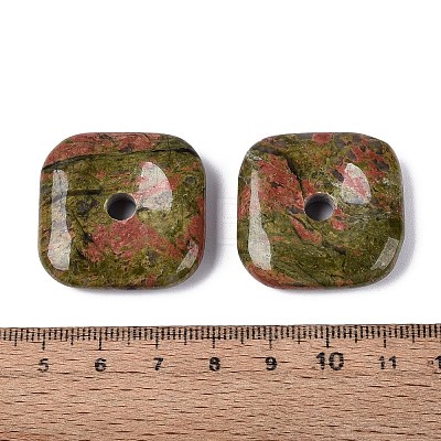 Natural Unakite Pendants G-Q602-02C-1