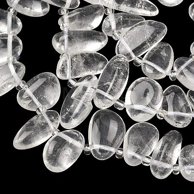 Natural Quartz Crystal Beads Strands G-P604-A22-01-1