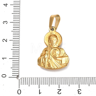 Religion 304 Stainless Steel Pendants STAS-H264-13E-AG-1