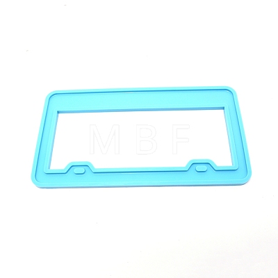 License Plate Frame Epoxy Resin Molds DIY-WH0181-70-1