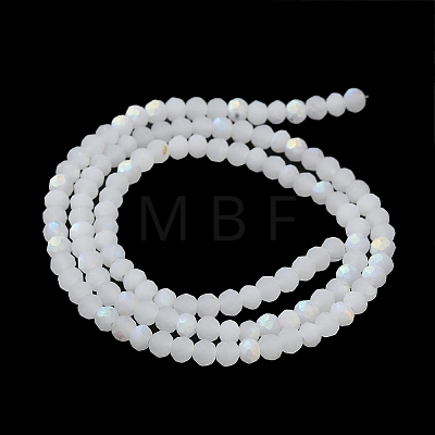 Imitation Jade Glass Beads Strands X-EGLA-A034-J4mm-MB05-1