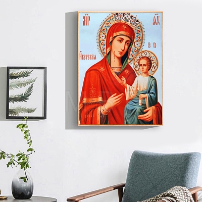 Religion Human Pattern DIY Diamond Painting Kits DIAM-PW0010-48F-1