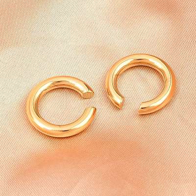 316 Surgical Stainless Cuff Earrings EJEW-C160-04G-1
