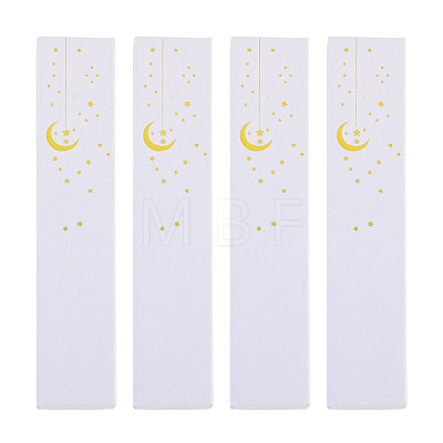 Gold Stamping Moon Printed Cardboard Paper Jewelry Necklace Packaging Boxes CON-TAC0071-004B-1