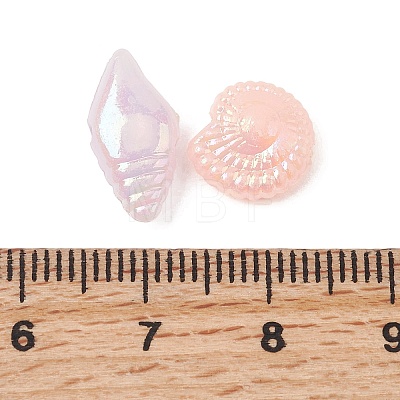 UV Plating Opaque Acrylic Beads OACR-G058-19A-1