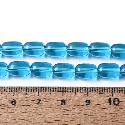 Transparent Glass Beads Strands GLAA-T028-14T-A02-1