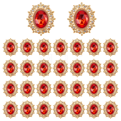 30Pcs Zinc Alloy Cabochons FIND-FG0005-56B-1