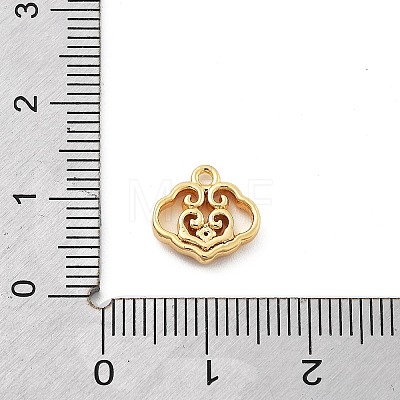 Brass Micro Pave Cubic Zirconia Pendants KK-H511-01G-02-1