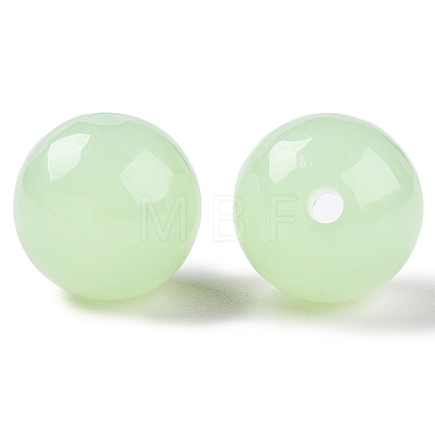 Opaque Acrylic Beads OACR-H038-09-03-1