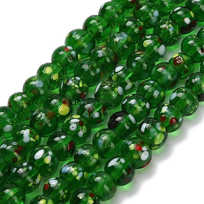 Handmade Lampwork Beads Strands LAMP-H071-01A-02-1