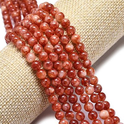 Natural Malaysia Jade Beads Strands G-L645-A01-6mm-30-1