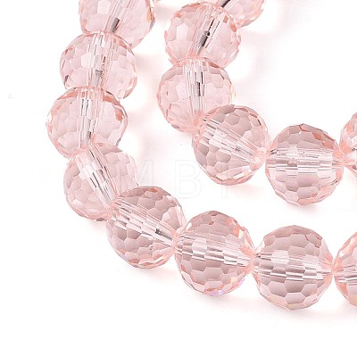 Transparent Glass Bead Strands GLAA-R095-10mm-34-1