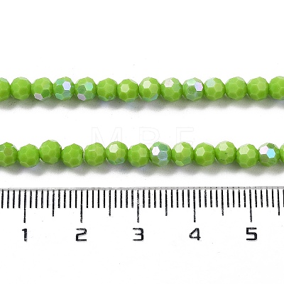 Opaque Glass Beads Strands EGLA-A035-P4mm-L15-1