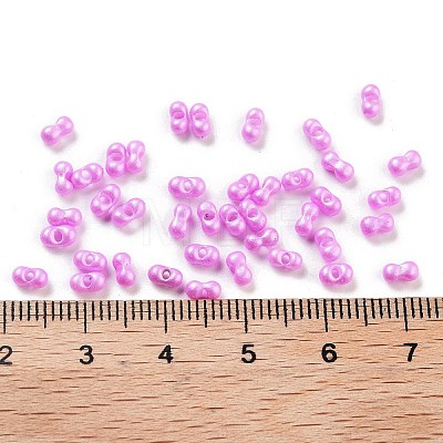 Opaque Colours Glass Seed Beads SEED-A033-06I-1