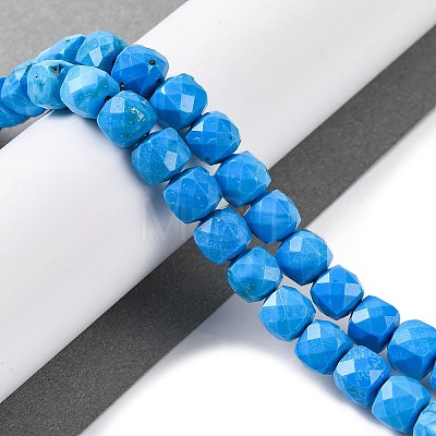 Natural Howlite Beads Strands G-G001-B03-04-1