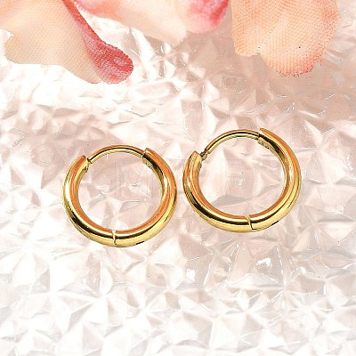 304 Stainless Steel Hoop Earrings for Women EJEW-M068-15K-G-1