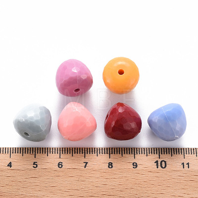 Opaque Acrylic Beads X-MACR-S373-10A-1